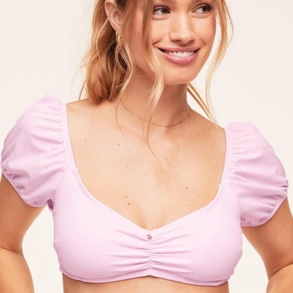 Women's Pink Puff swimsuit top only